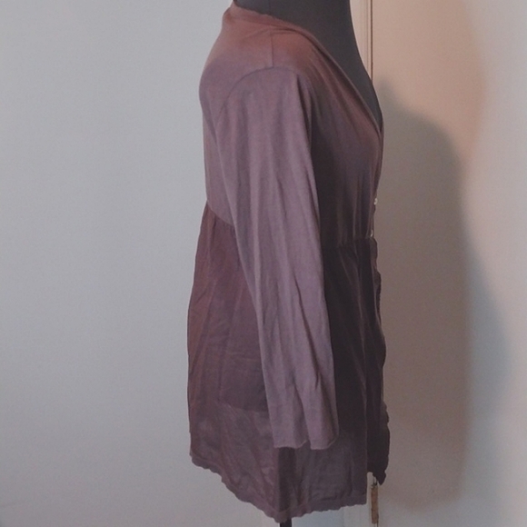 Velvet by Graham & Spencer lightweight top/jacket Size L - Picture 2 of 7